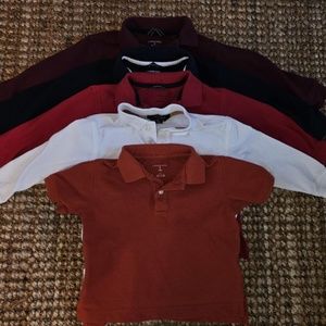 Lands End Boys 3T collared polos bundle